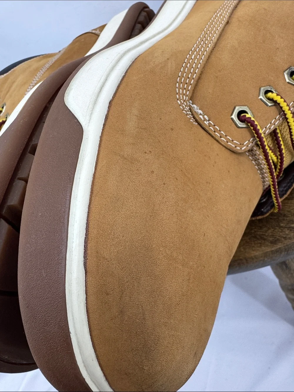 Timberland Men's Maple Grove Wheat Nubuck Leather Chukka Boots, sz 9